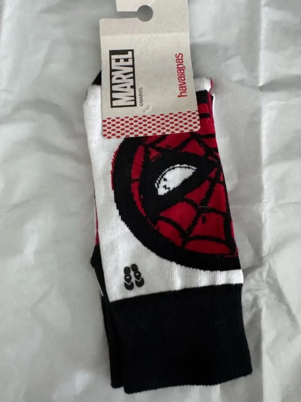 Marvel Spider-Man Havaianas Tabi Grip Socks NWT Spain Exclusive